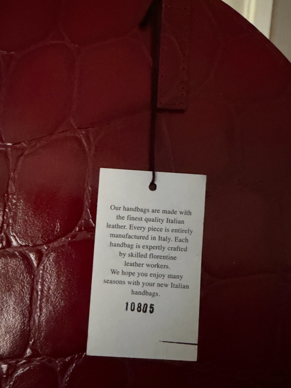 Brand new”Claudia Firenze”ITALY(genuine leather) purse.Size-W-13,5”x13,5inc.💝 - Picture 3 of 10